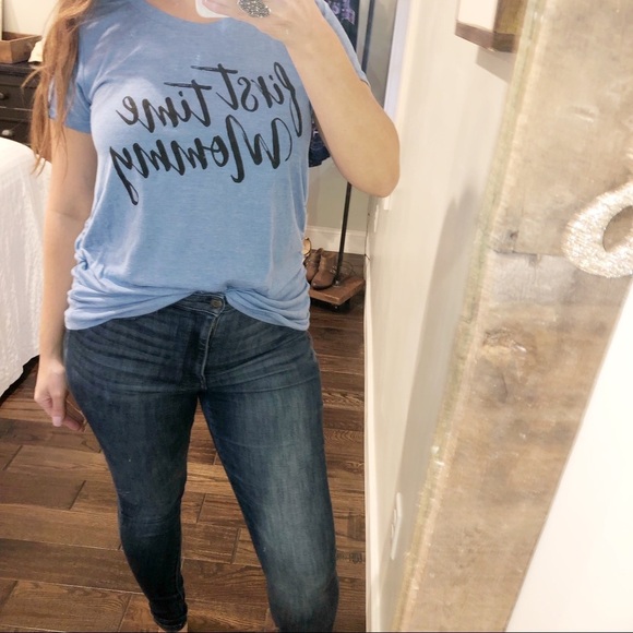 Crazy dog medium first time mommy cozy T-shirt - Picture 2 of 6